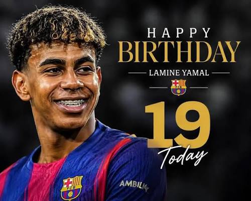 Lamine Yamal merayakan ulang tahun ke-19 bersama Timnas Spanyol