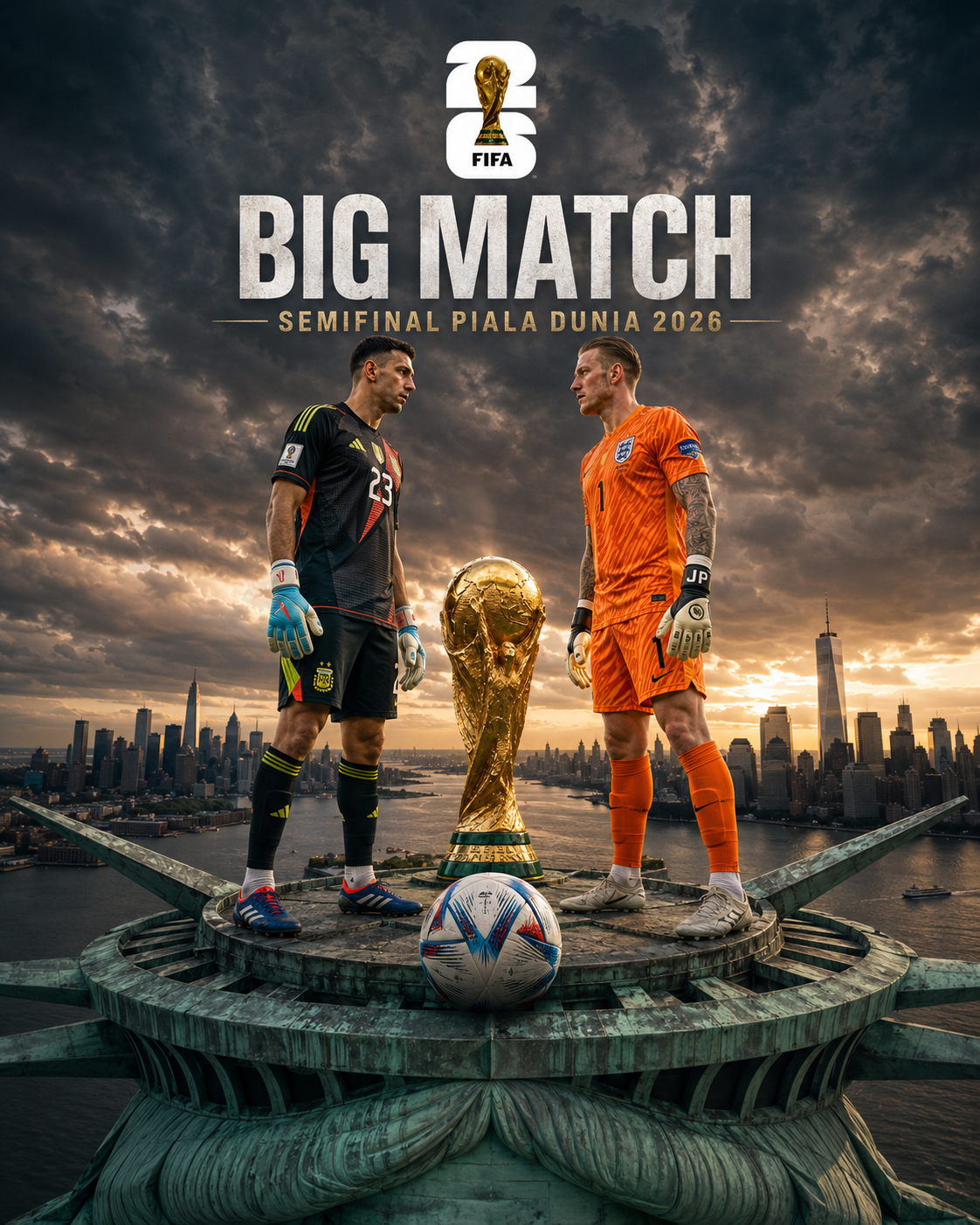 Argentina vs Inggris