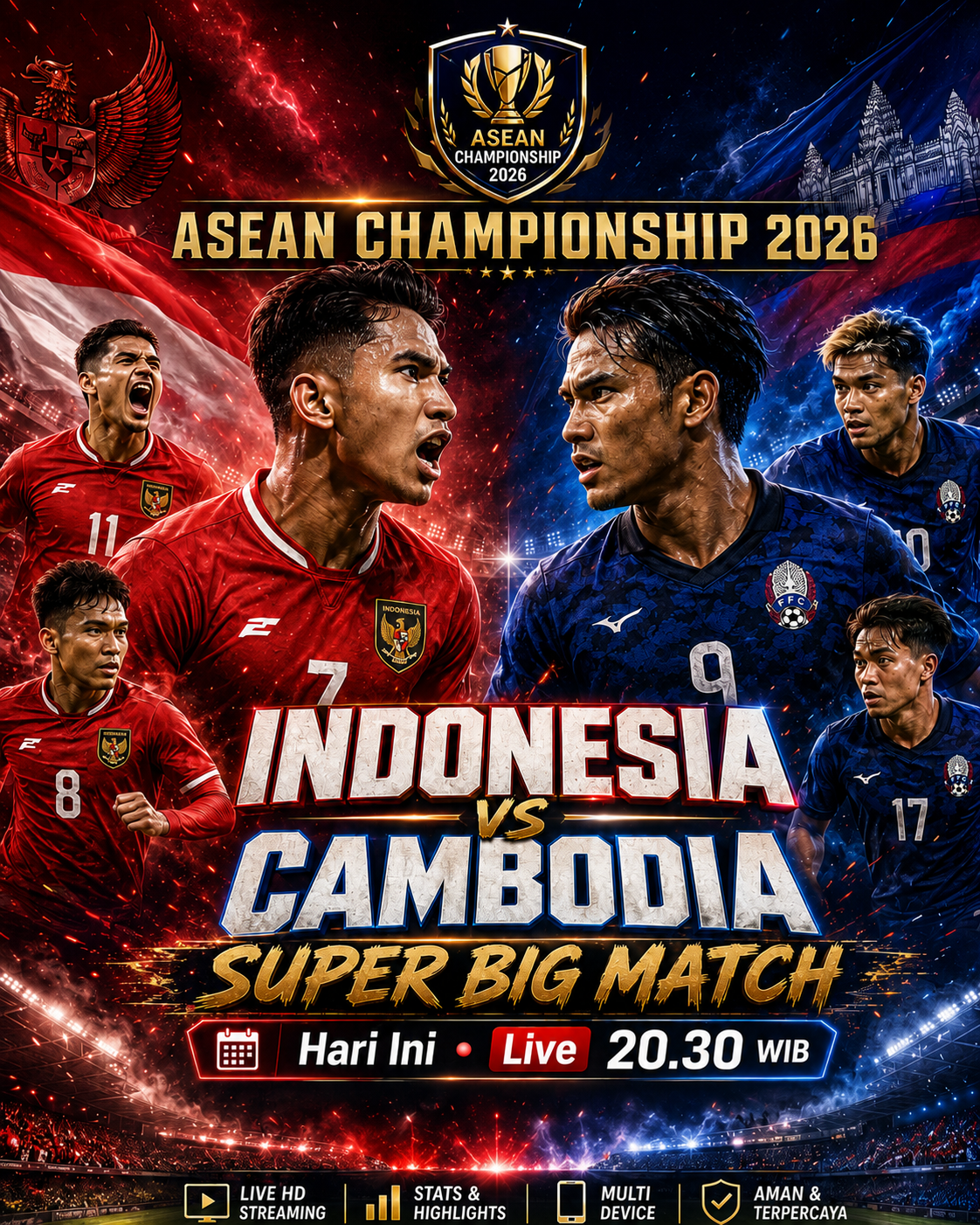 Indonesia vs Kamboja