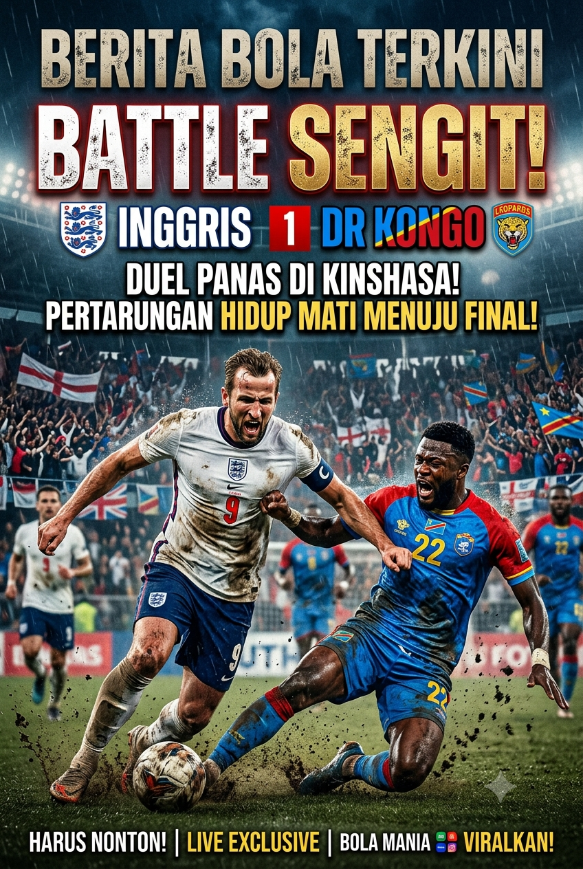 Inggris vs DR Kongo
