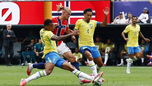 Brasil Tumbang! Norway Tampil Perkasa dan Rebut Tiket Perempat Final Piala Dunia 2026 setelah mengalahkan Brasil dengan skor 2-1 Brasil Tumbang! Norway Tampil Perkasa
