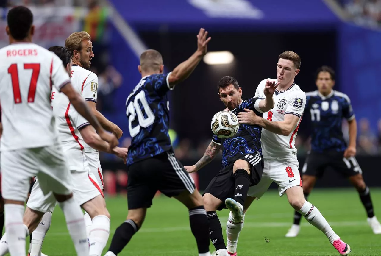 Inggris Tumbang di Tangan Argentina