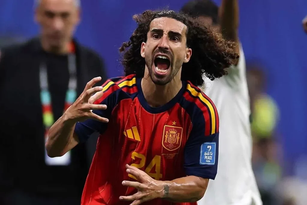 Marc Cucurella bernazar membuat tato jika Spanyol juara Piala Dunia 2026