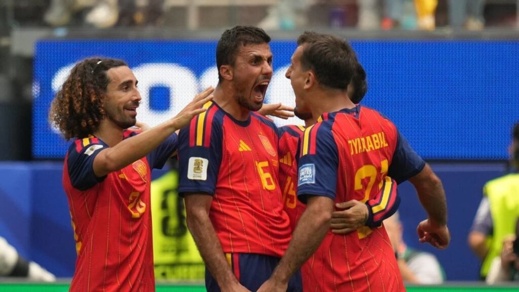 Spanyol vs Austria Oyarzabal mencetak gol di Piala Dunia 2026