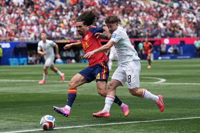 Pedro Porro mencetak gol Spanyol vs Austria Piala Dunia 2026