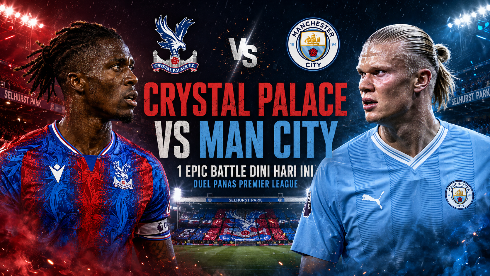 Crystal Palace vs Man City