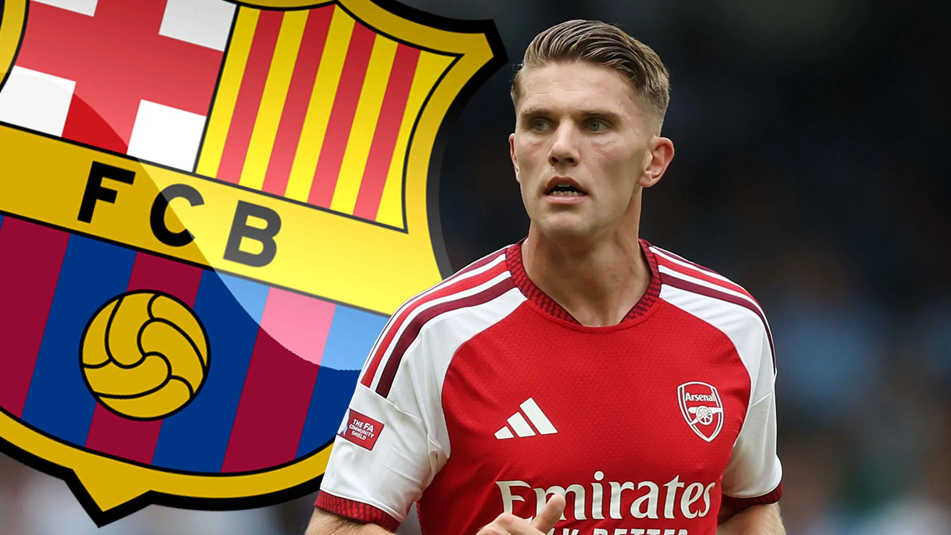 Penyerang Arsenal Viktor Gyökeres yang menjadi target alternatif transfer Barcelona.