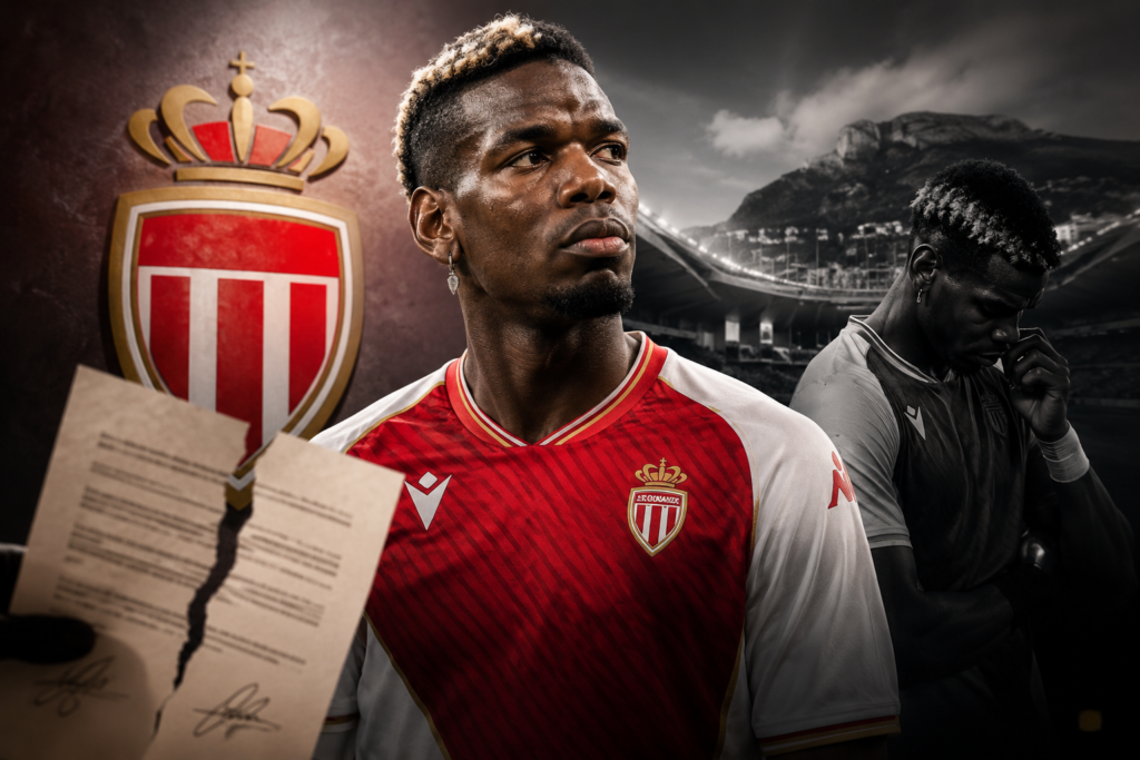 AS Monaco Resmi Putus Kontrak Paul Pogba