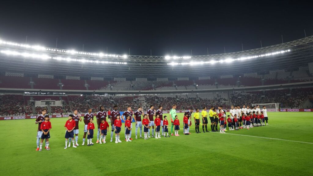 Aston Villa mengalahkan Indonesia All Stars dengan skor 3-1 di Jakarta