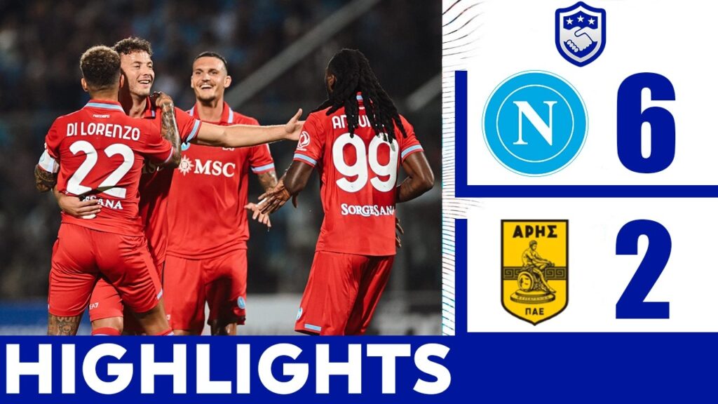Napoli Menggila! Aris Thessaloniki Dihancurkan