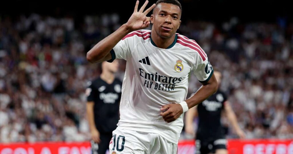 Real Madrid vs Real Sociedad Mbappe hattrick