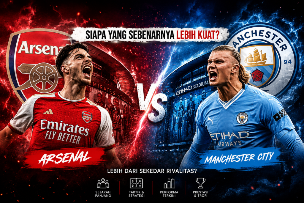 Perang Dua Raksasa! Arsenal vs Manchester City