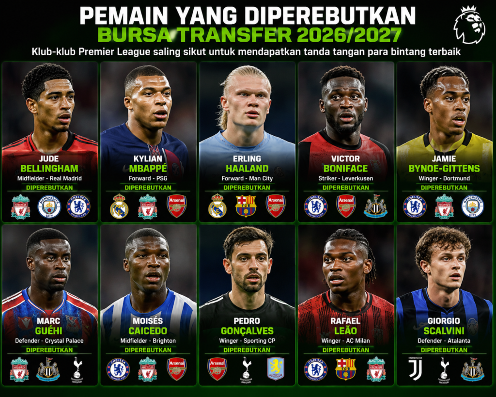 Bursa Transfer Premier League 2026/2027