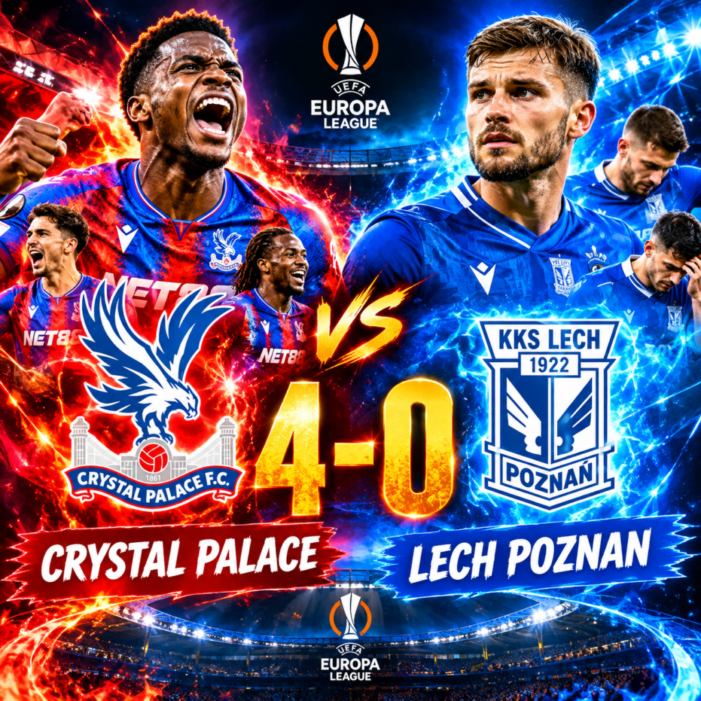 Crystal Palace 4-0 Lech Poznan: Pesta Gol Fantastis