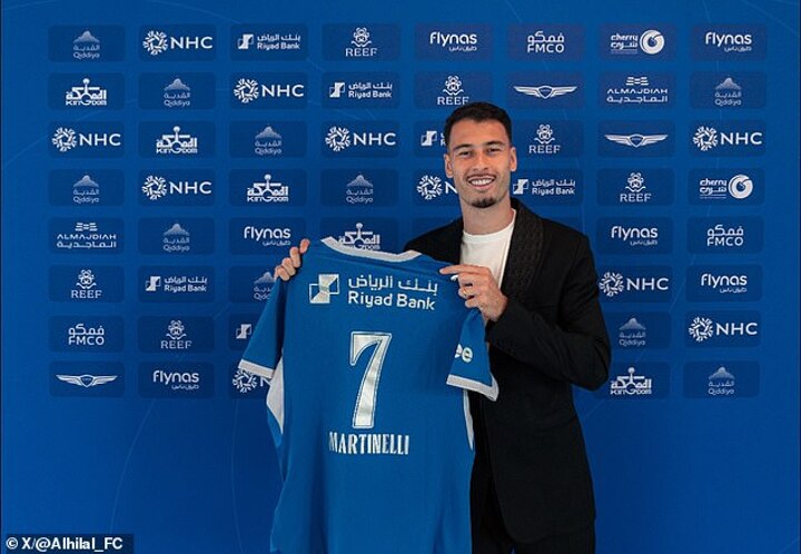 Gabriel Martinelli setelah pindah ke Al-Hilal