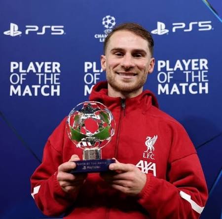 Mac Allister Man of the Match Liverpool vs Tottenham