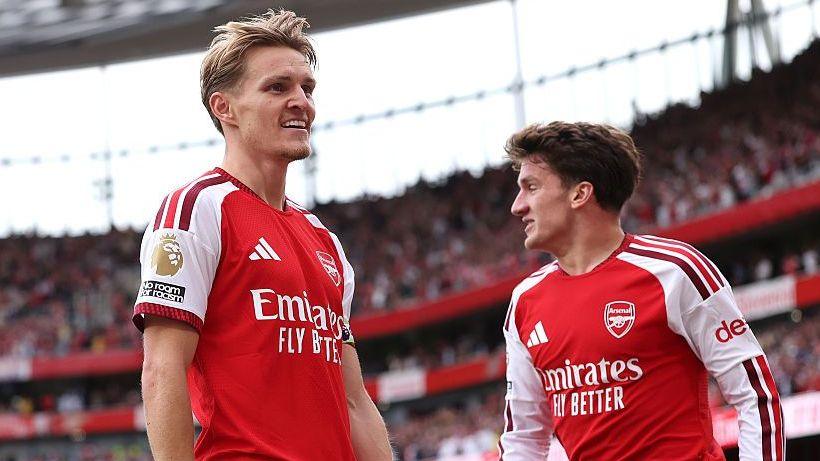 Martin Odegaard Arsenal vs Chelsea