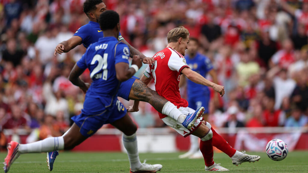 Martin Odegaard gol kemenangan Arsenal vs Chelsea