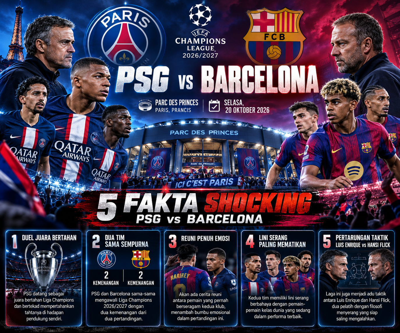 PSG vs Barcelona