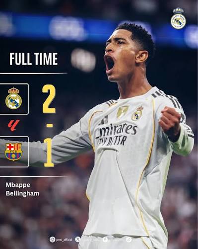 Hasil El Clasico: Real Madrid Kalahkan Barcelona 2-1!