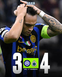 Inter Milan Tumbang 3-4 dalam Laga Penuh Drama