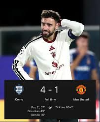 Manchester United dibantai Como 1–4